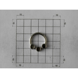 Zamak Metalic Ring for enamel