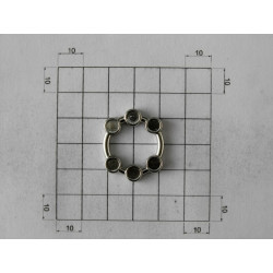 Zamak Metalic Ring for enamel