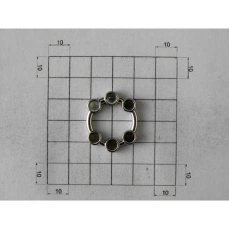 Zamak Metalic Ring for enamel